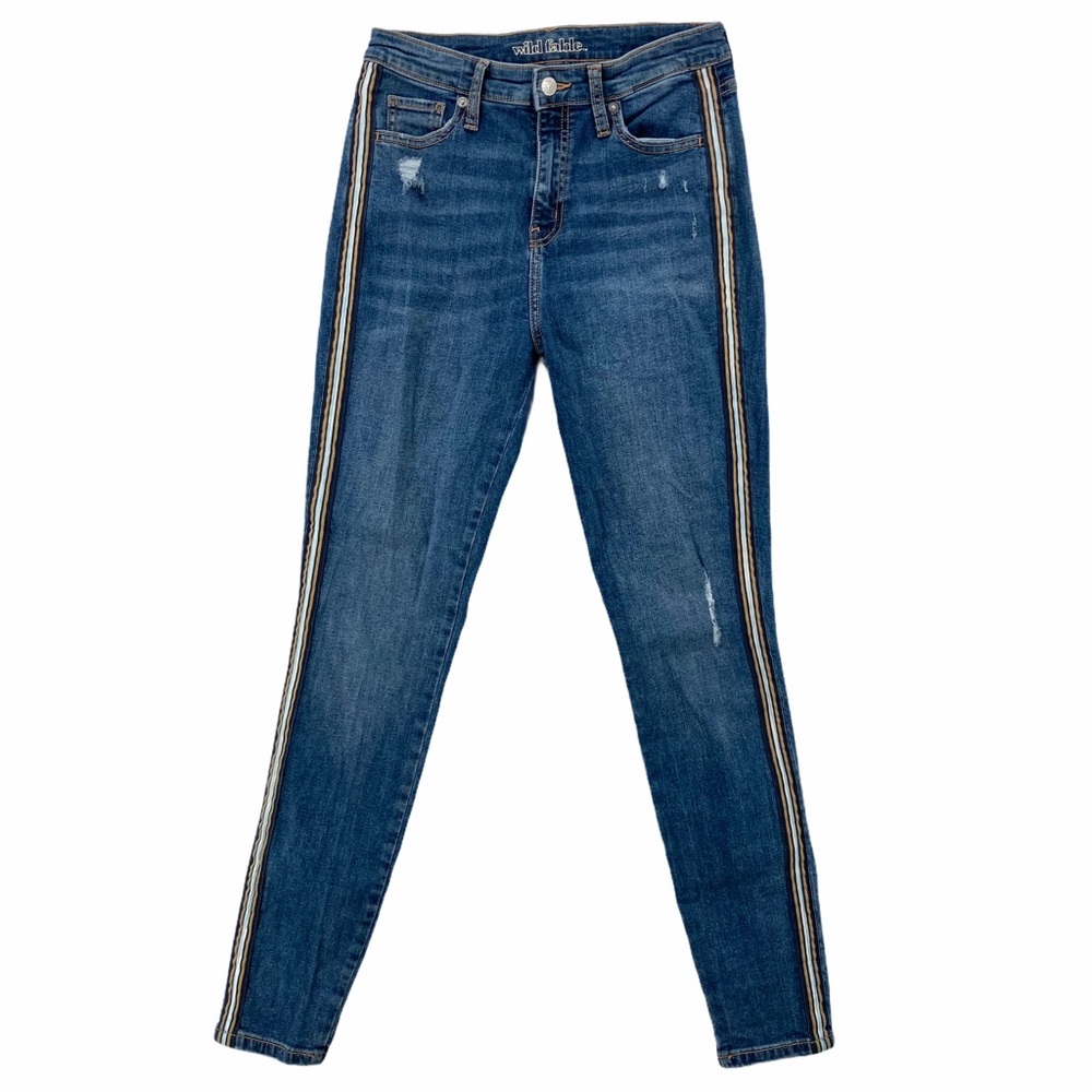 Wild Fable Side Stripe High Rise Skinny Jeans